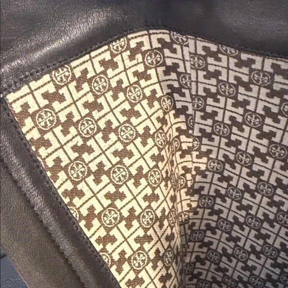 TORY BURCH BROWN LEATHER RIDING BOOTS SIZE 10 like new condition - Picture 7 of 9